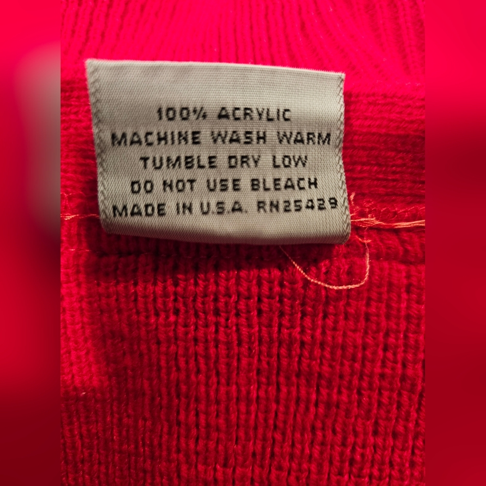 1980's Vintage Sergio Valente Cardigan Sweater Size 4 - Picture 8 of 8